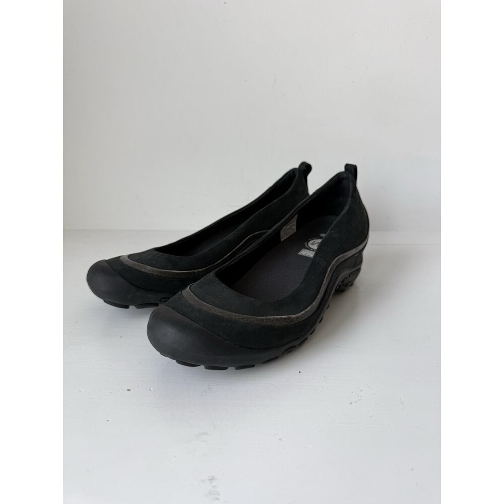 B41 Merrell Plaza Ballet Slip On Womens Loafers Size 8 Black